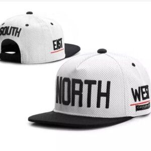 Men’s EAST WEST SOUTH NORTH Snapback Hat